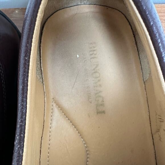 Bruno Magali Men's Ashton Slip On Brown Loafers Size 12 - Picture 7 of 11